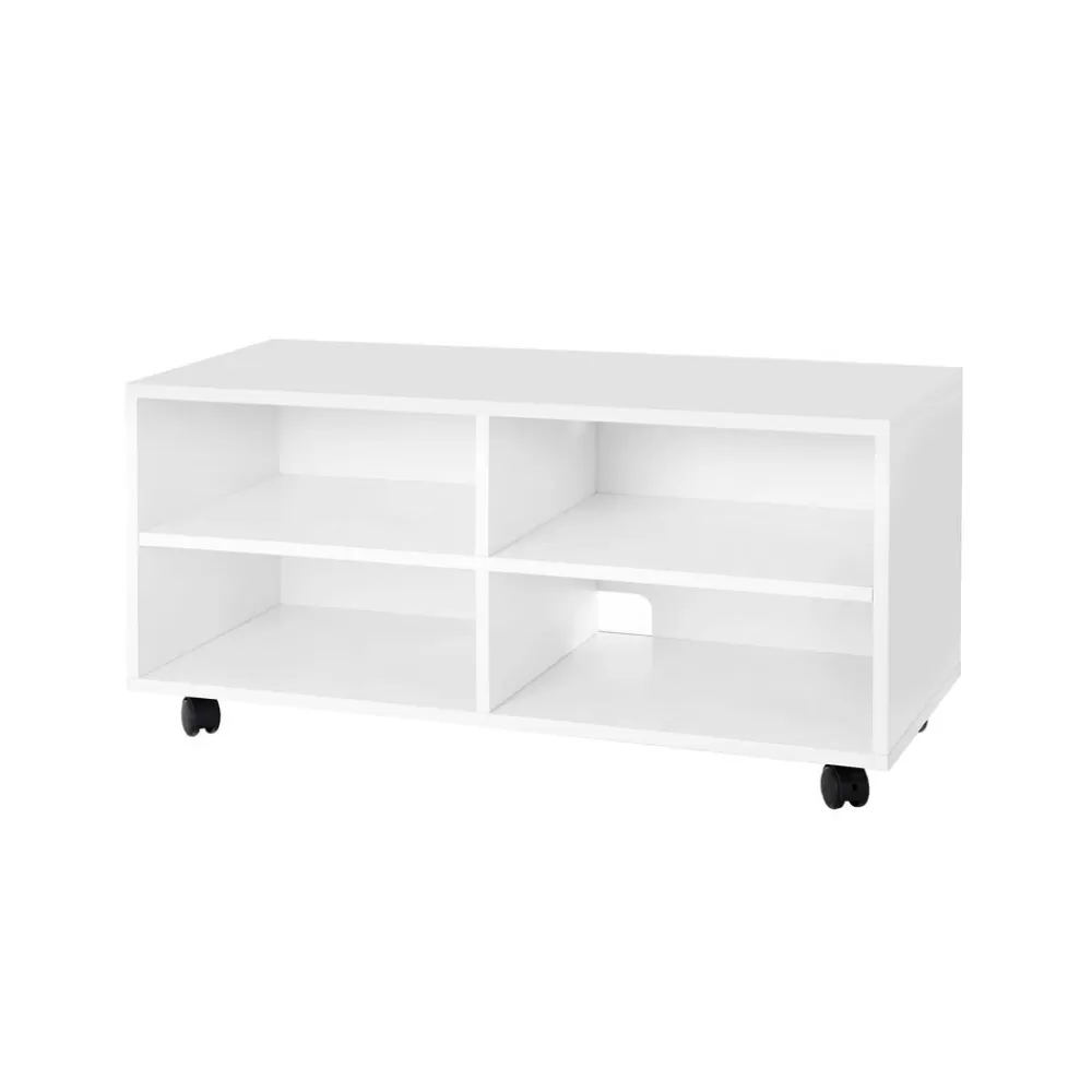 Store SONGMICS Schlichtes TV-Lowboard auf Rollen