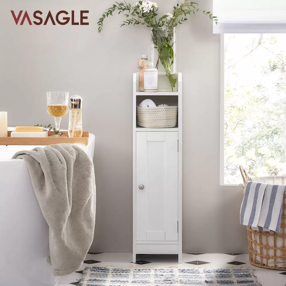 Shop SONGMICS Schmaler Badezimmerschrank mit Tür