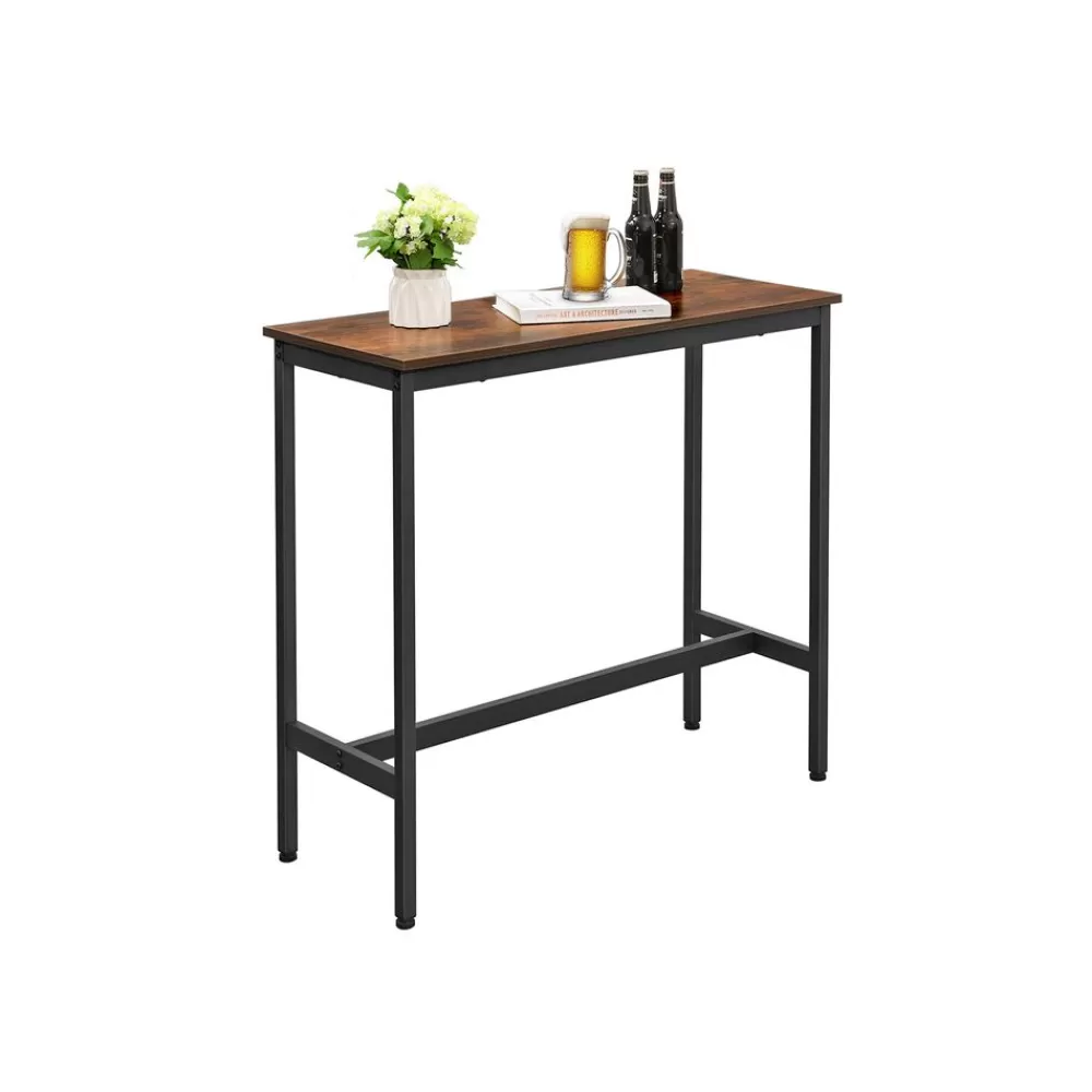 Outlet SONGMICS Schmaler Bartisch im Industriestil