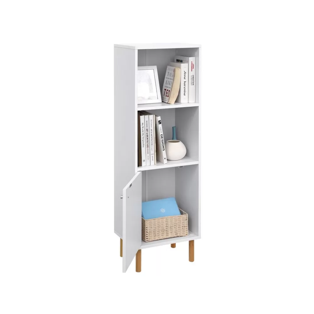 Fashion SONGMICS Schmaler Bücherschrank Weiß