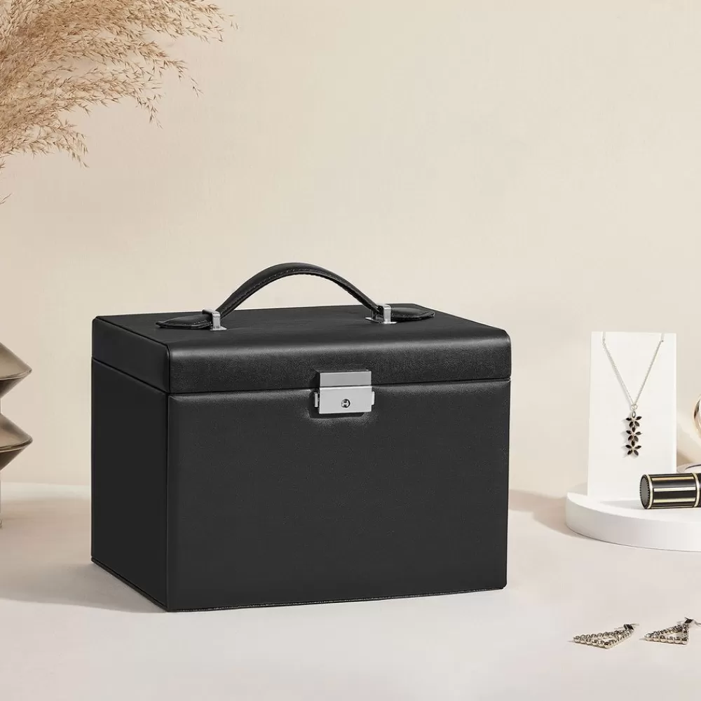 Shop SONGMICS Schmuckkasten mit Schubladen Schwarz