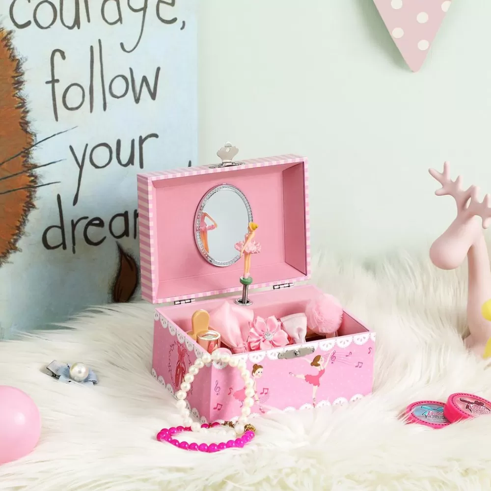 Sale SONGMICS Schmuckkästchen für Kinder Pink