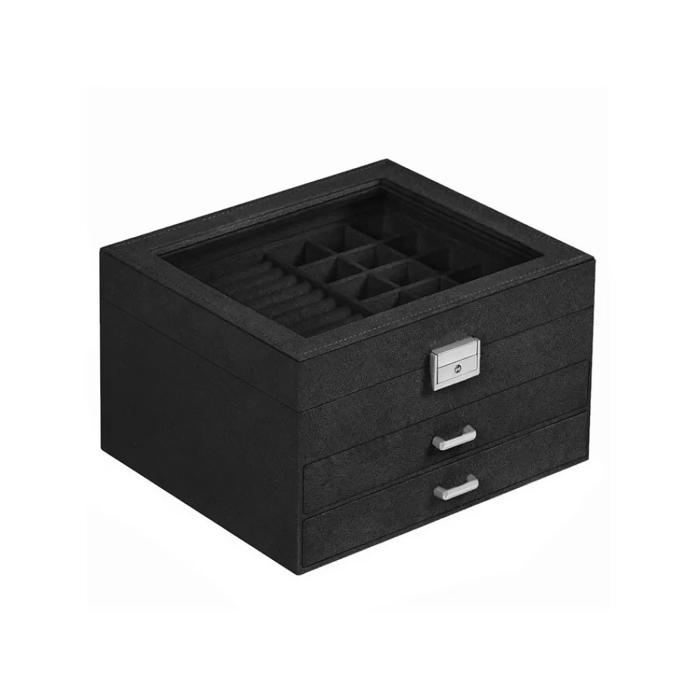 Flash Sale SONGMICS Schmuckkästchen mit 3 Ebenen