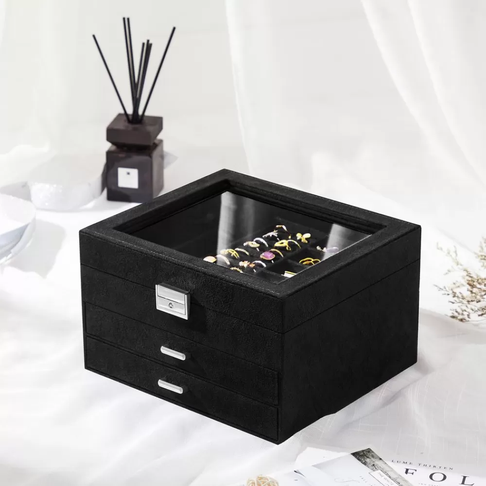 Flash Sale SONGMICS Schmuckkästchen mit 3 Ebenen