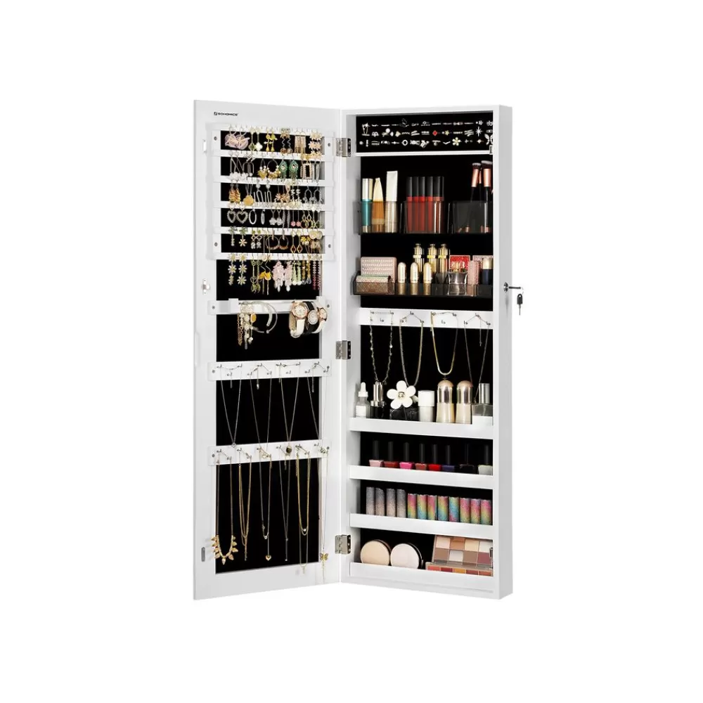 Sale SONGMICS Schmuckschrank hängend weiß