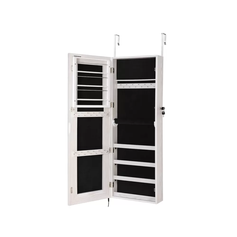 Sale SONGMICS Schmuckschrank mit Lichtumrandung