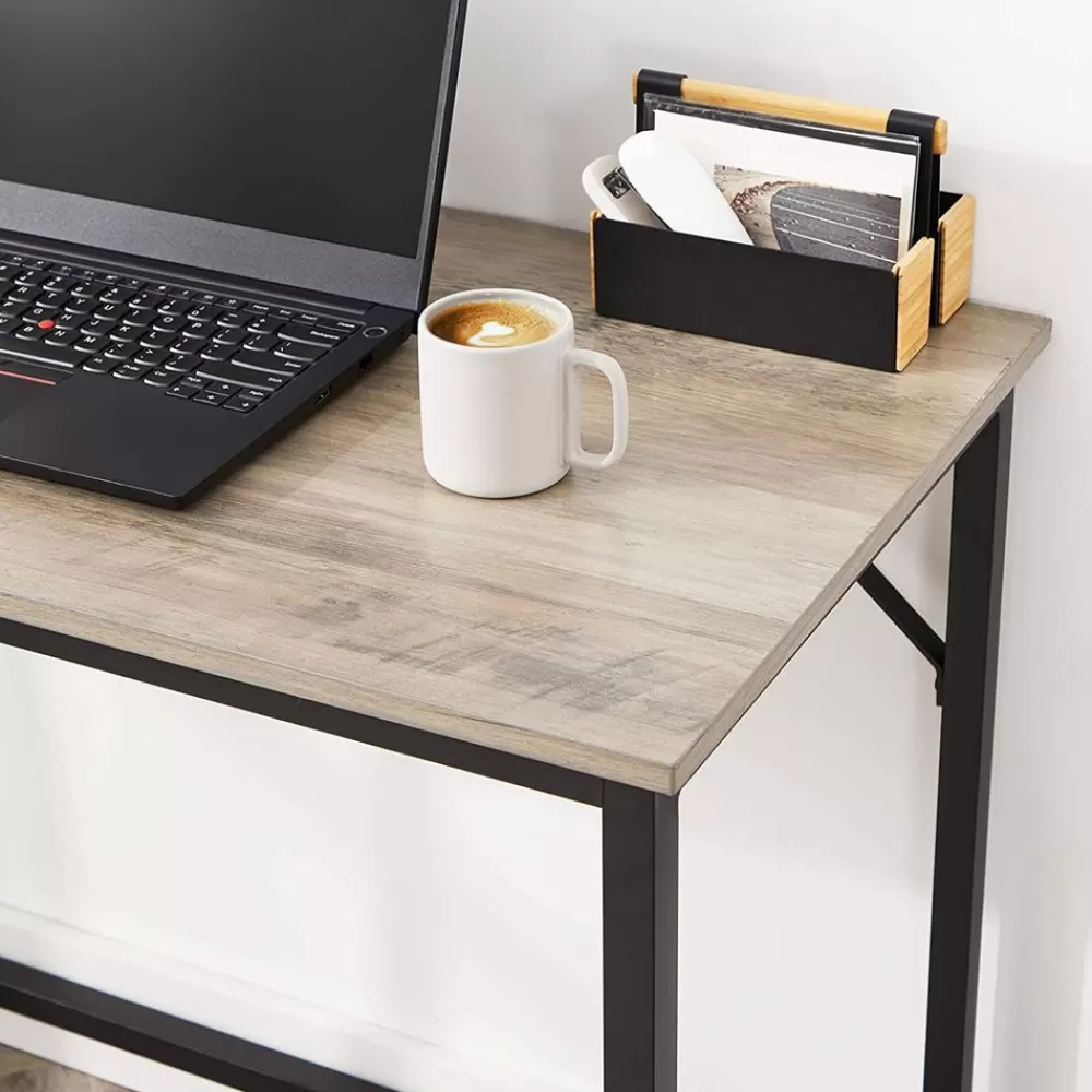 Sale SONGMICS Schreibtisch mit Metallgestell