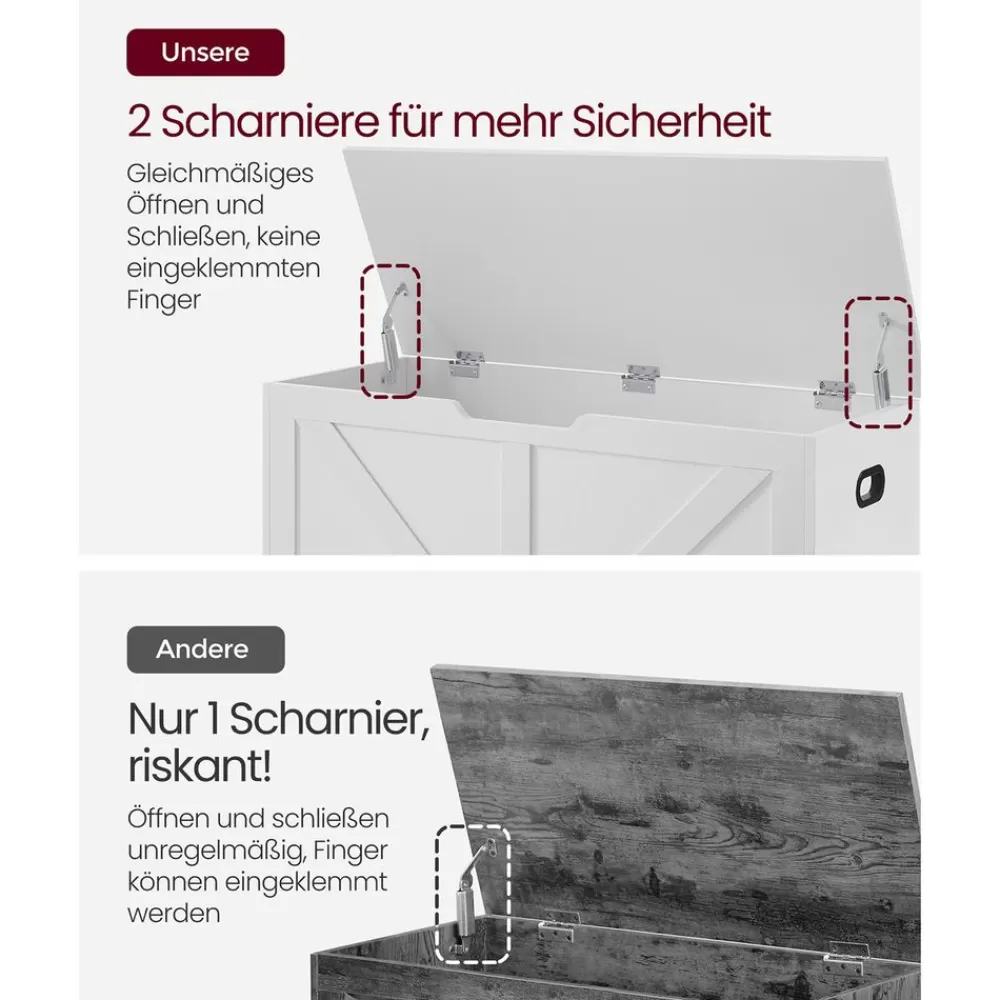 schuhbank_mit_stauraum_fr_flur_mattwei_5.webp Flash Sale SONGMICS Schuhbank mit Stauraum für Flur mattweiß
