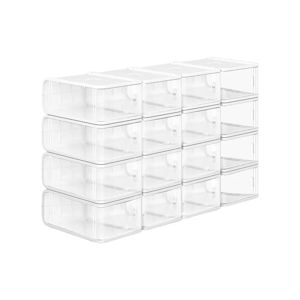Cheap SONGMICS Schuhboxen 16er Set