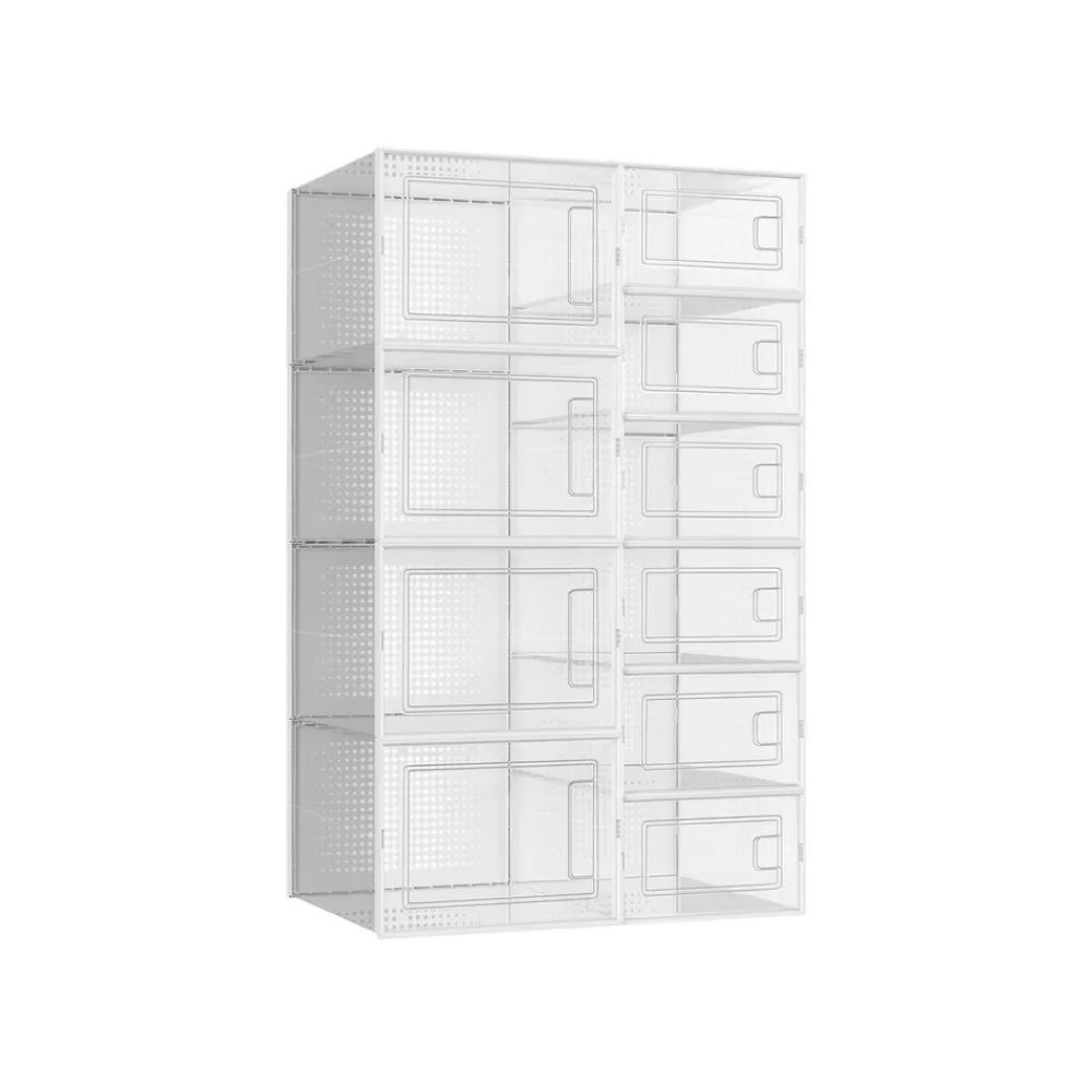 Flash Sale SONGMICS Schuhboxen transparent