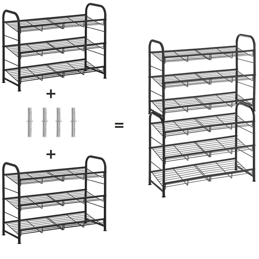 schuhregal_mit__ablagen_schwarz_4-2.webp New SONGMICS Schuhregal mit 3 Ablagen Schwarz