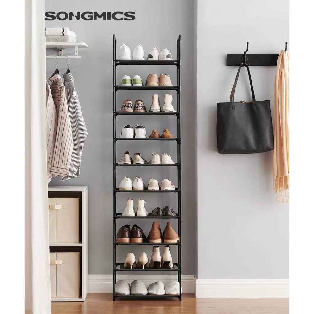 Discount SONGMICS Schuhregal mit 10 Ebenen