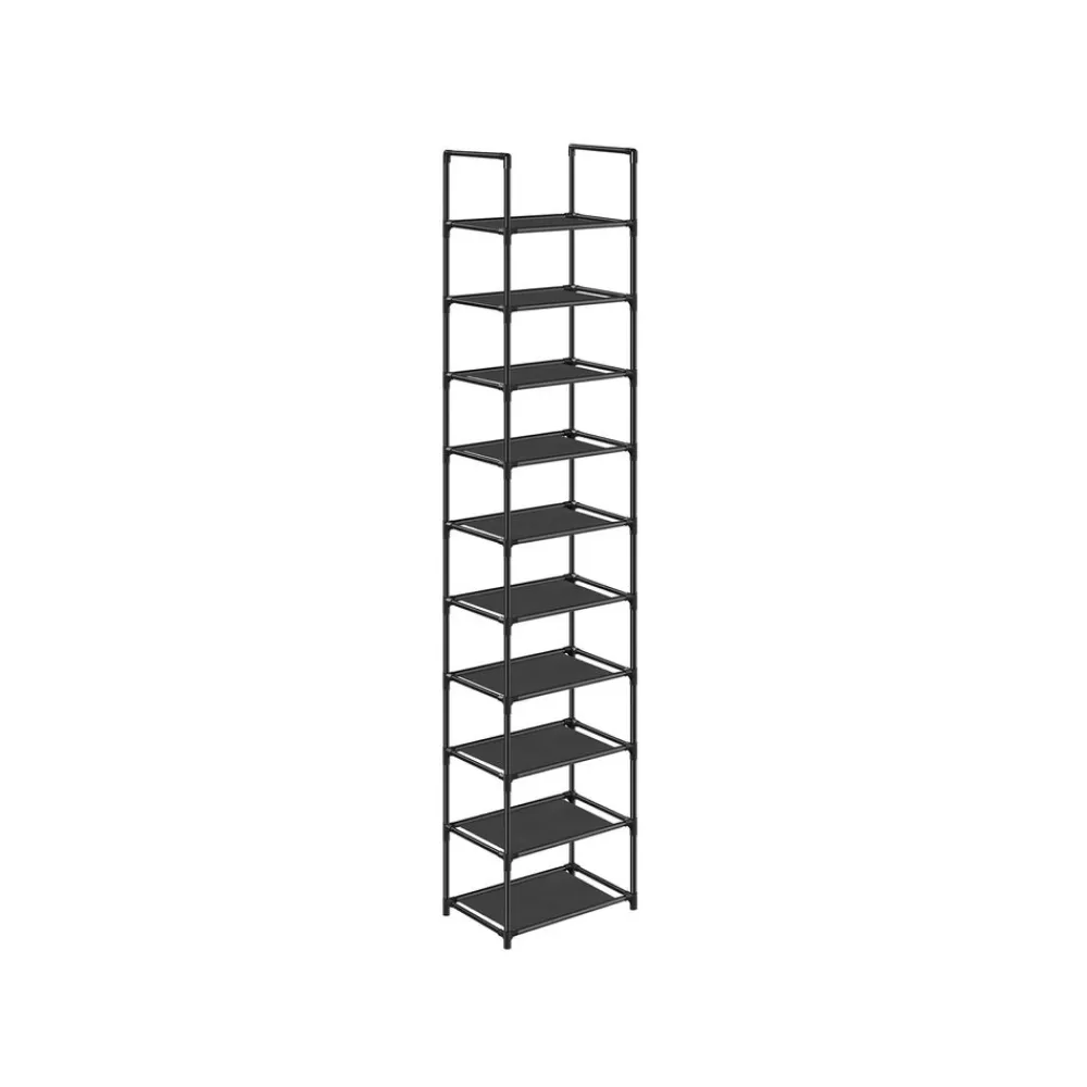 Discount SONGMICS Schuhregal mit 10 Ebenen 33 x 33 x 173 cm