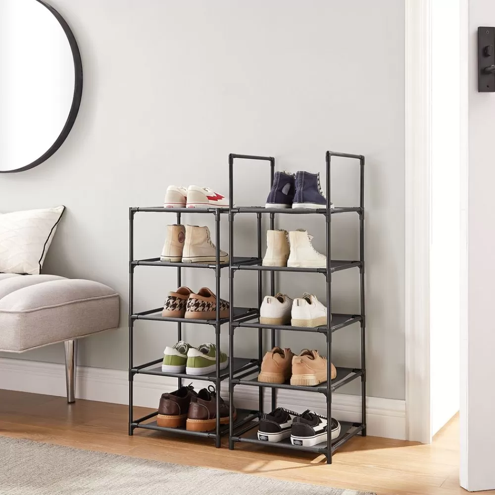 Discount SONGMICS Schuhregal mit 10 Ebenen 33 x 33 x 173 cm
