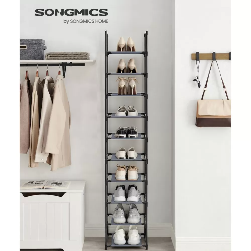 schuhregal_mit__ebenen__x__x__cm_9.webp Discount SONGMICS Schuhregal mit 10 Ebenen 33 x 33 x 173 cm