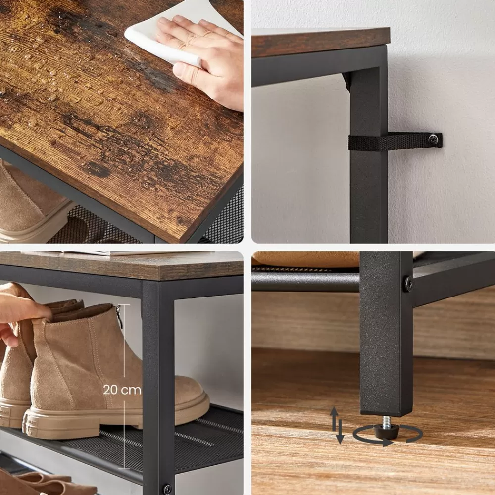 schuhregal_mit__gitterablagen_7.webp Cheap SONGMICS Schuhregal mit 7 Gitterablagen