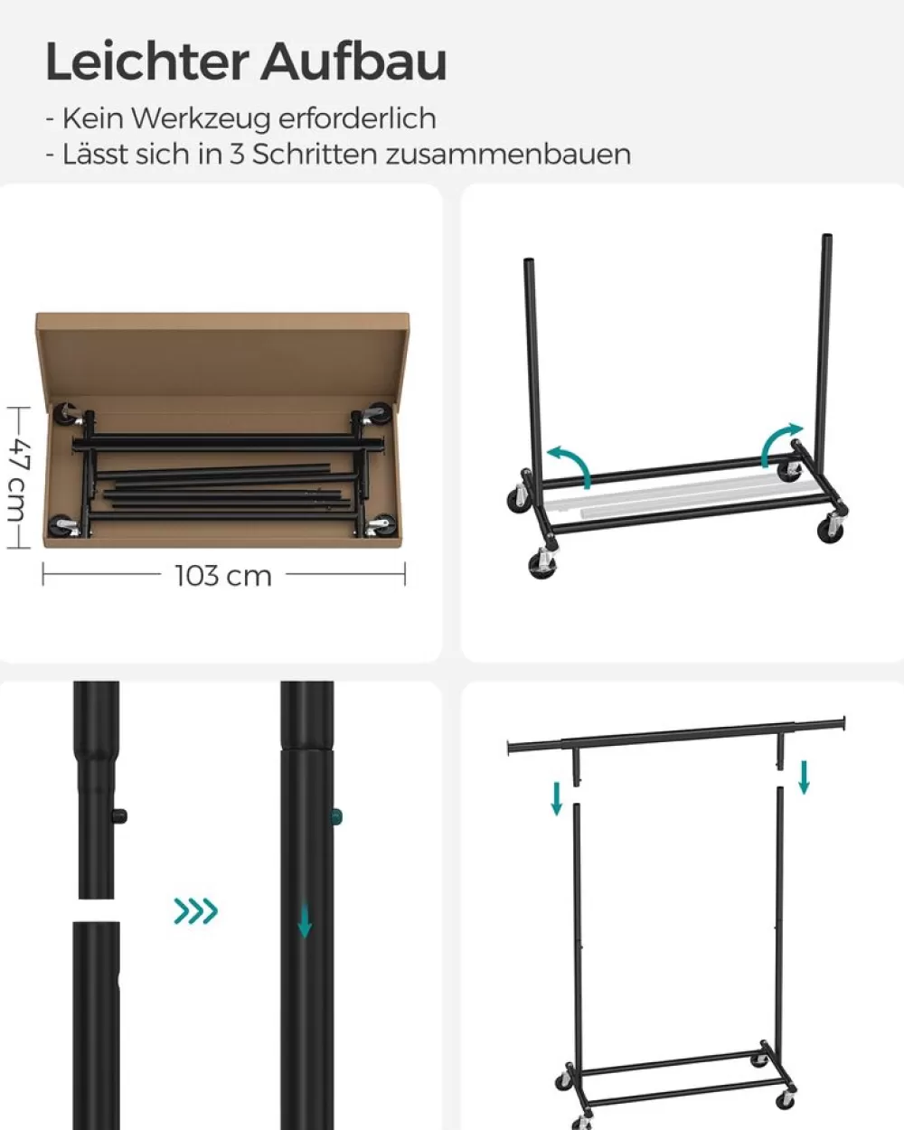 schwerlastkleiderstnder__kg_13.webp Flash Sale SONGMICS Schwerlast-Kleiderständer 90 kg