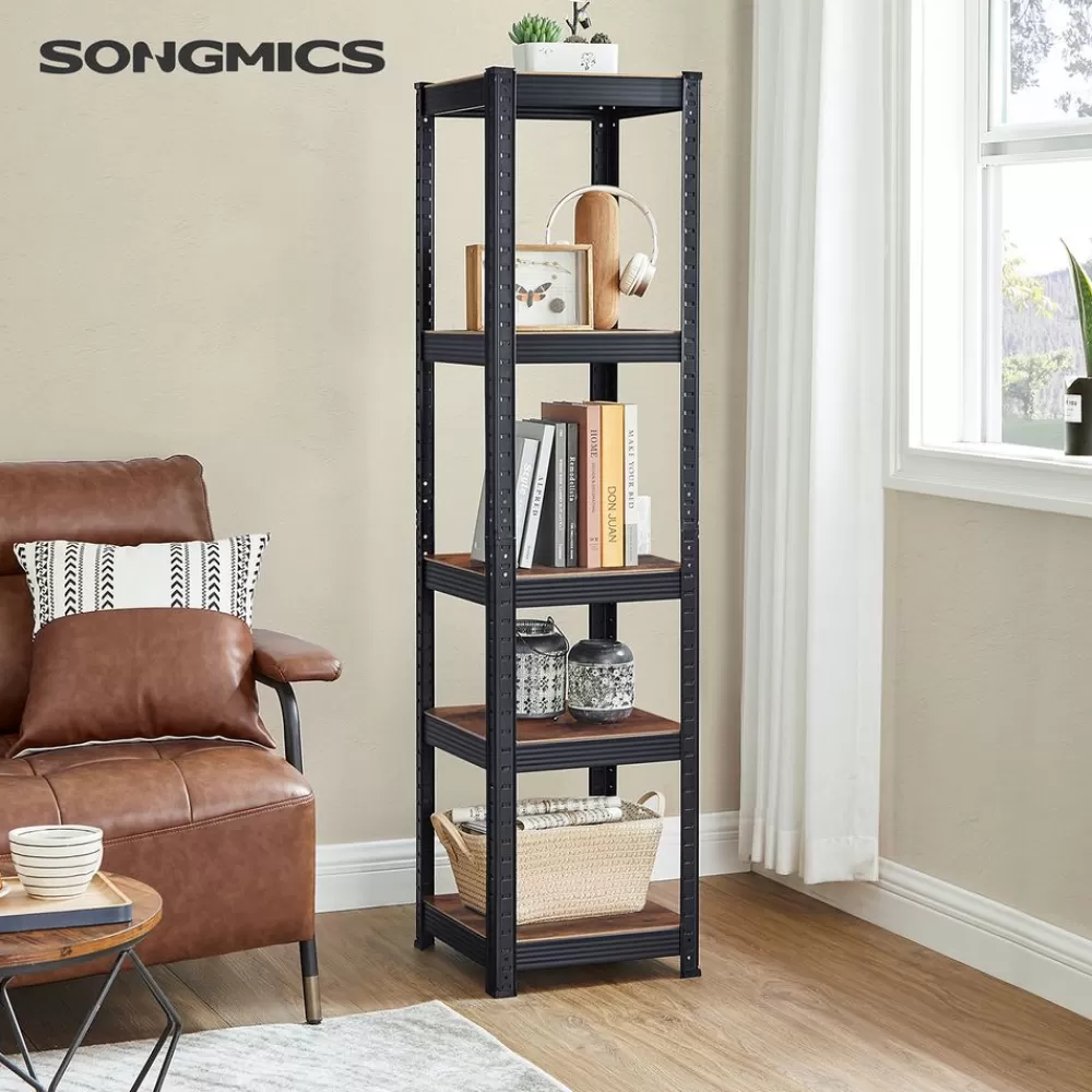 Fashion SONGMICS Schwerlast-Regal schmal mit 5 Ablagen