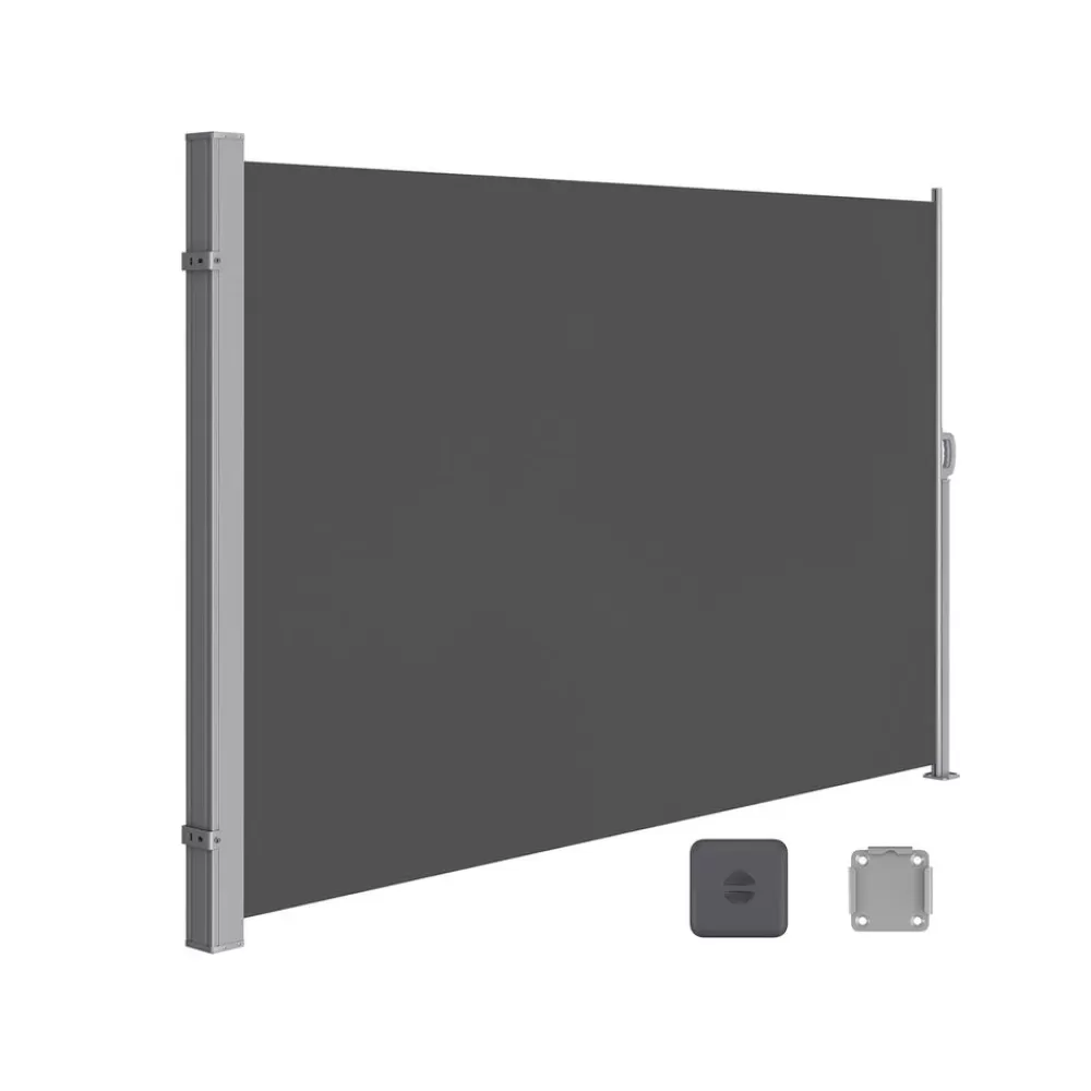 Outlet SONGMICS Seitenmarkise 1.8 m hoch Anthrazit