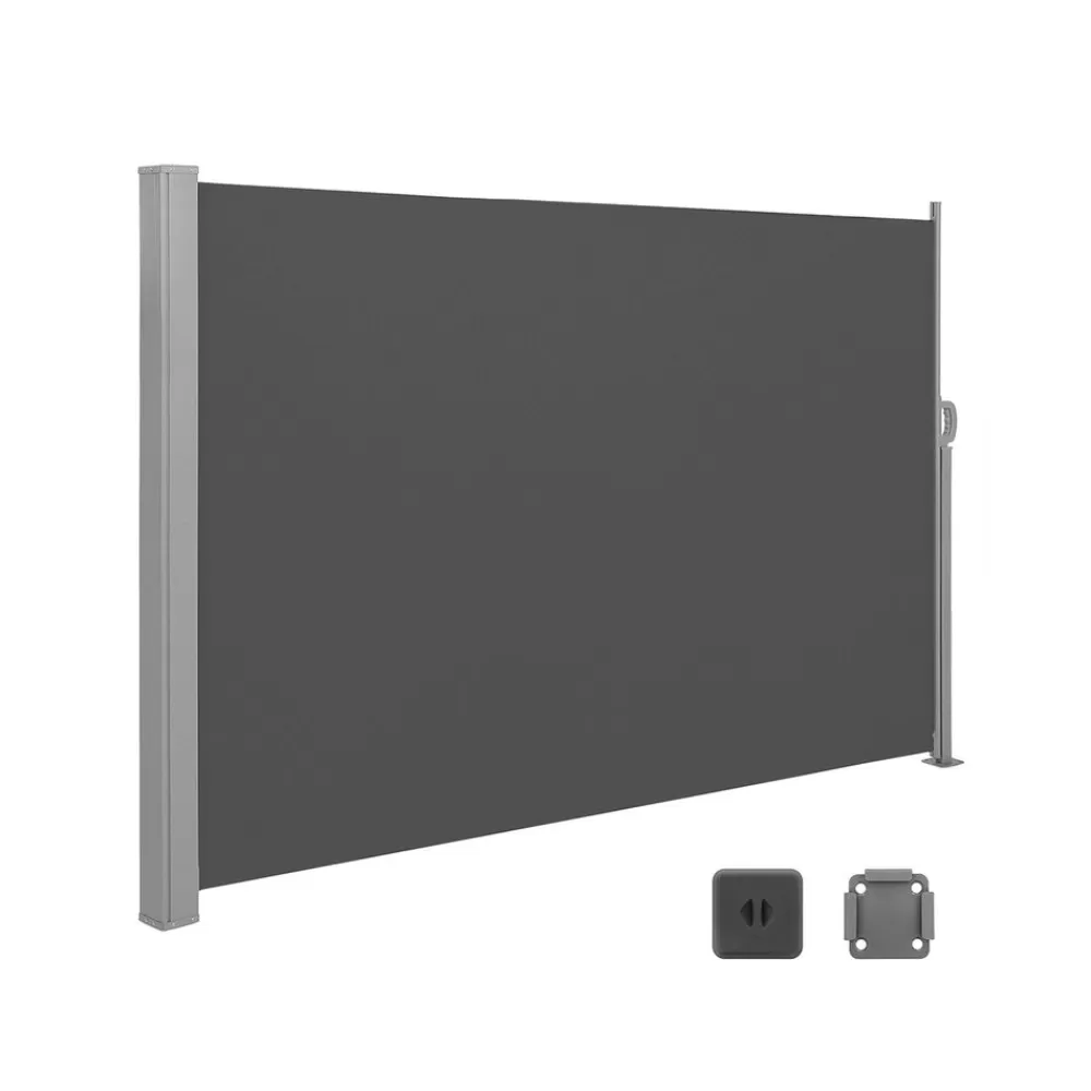 Fashion SONGMICS Seitenmarkise ausziehbar für Balkon 160 x 450 cm