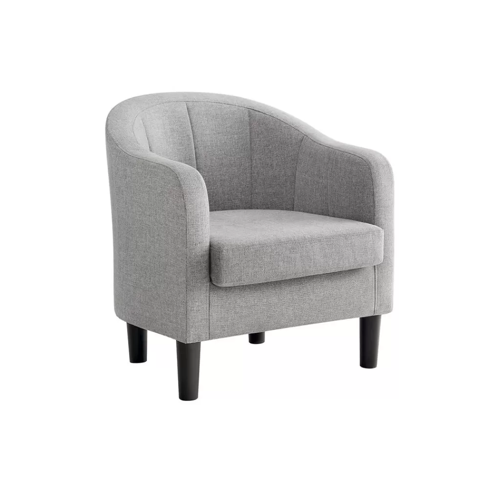 Outlet SONGMICS Sessel Bezug aus Leinenimitat modern grau