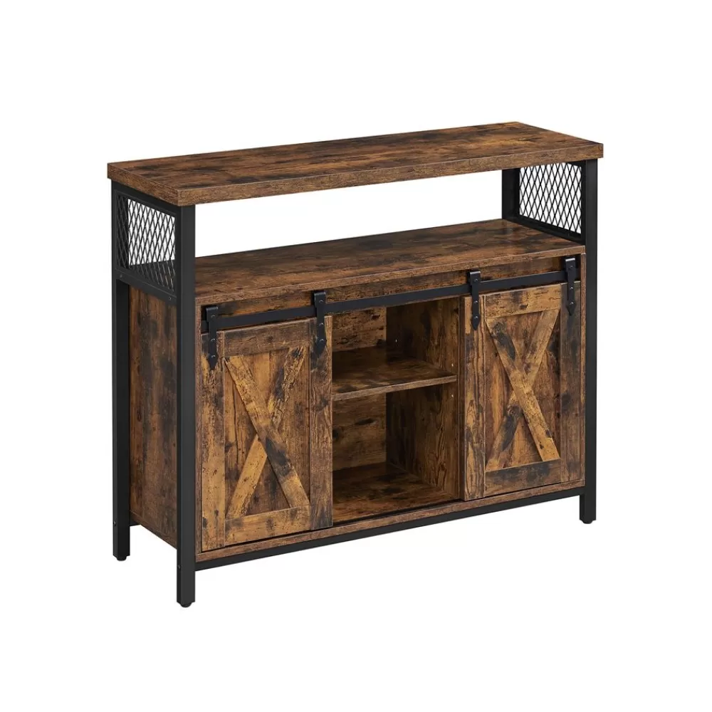 Clearance SONGMICS Sideboard mit 2 Schiebetüren