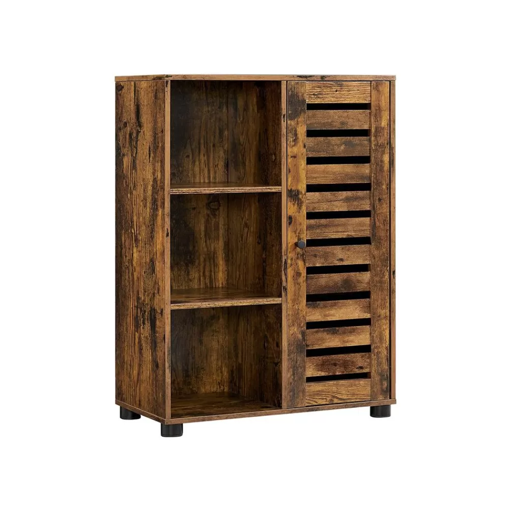Shop SONGMICS Sideboard mit Glasplatte und Schiebetür