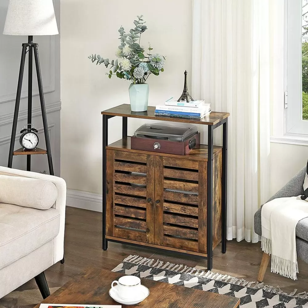 sideboard_mit_lamellentren_industriestil_2.webp Shop SONGMICS Sideboard mit Lamellentüren Industriestil