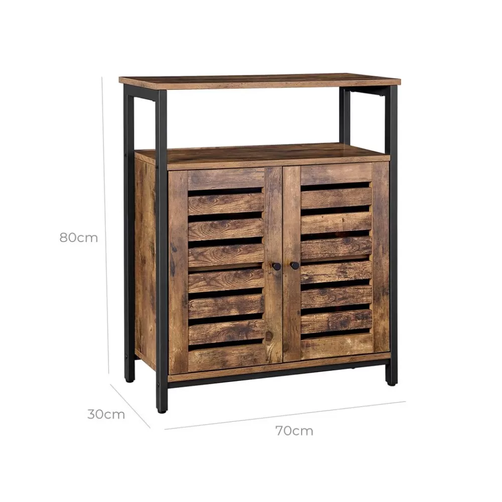 sideboard_mit_lamellentren_industriestil_5.webp Shop SONGMICS Sideboard mit Lamellentüren Industriestil