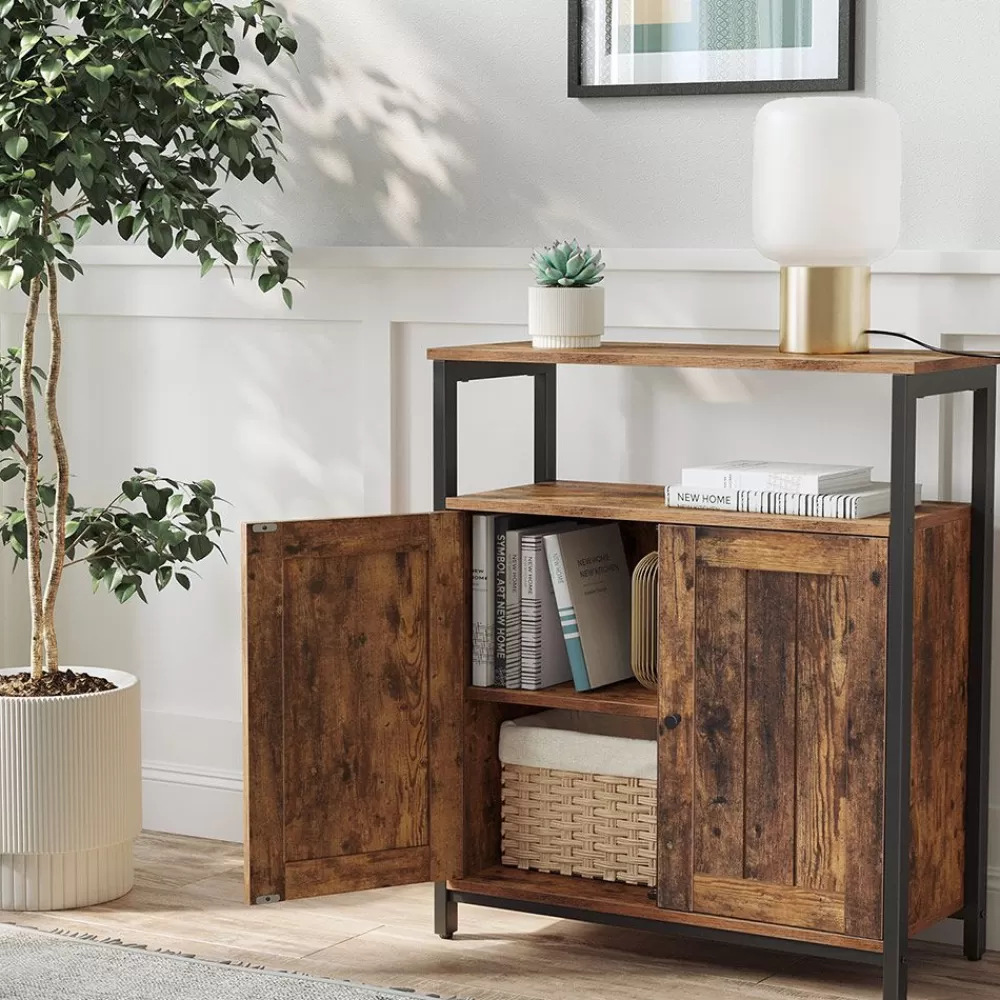 sideboard_mit_tren_und_verstellbaren_ablagen_2.webp New SONGMICS Sideboard mit Türen und verstellbaren Ablagen