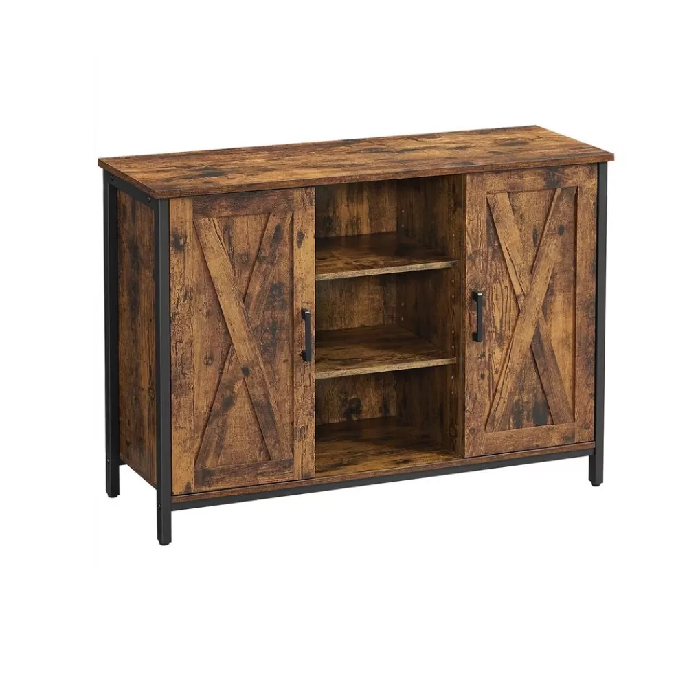 Cheap SONGMICS Sideboard vintagebraun-schwarz