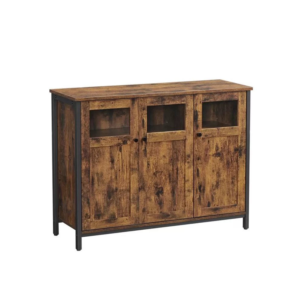 Best Sale SONGMICS Sideboard vintagebraun-schwarz