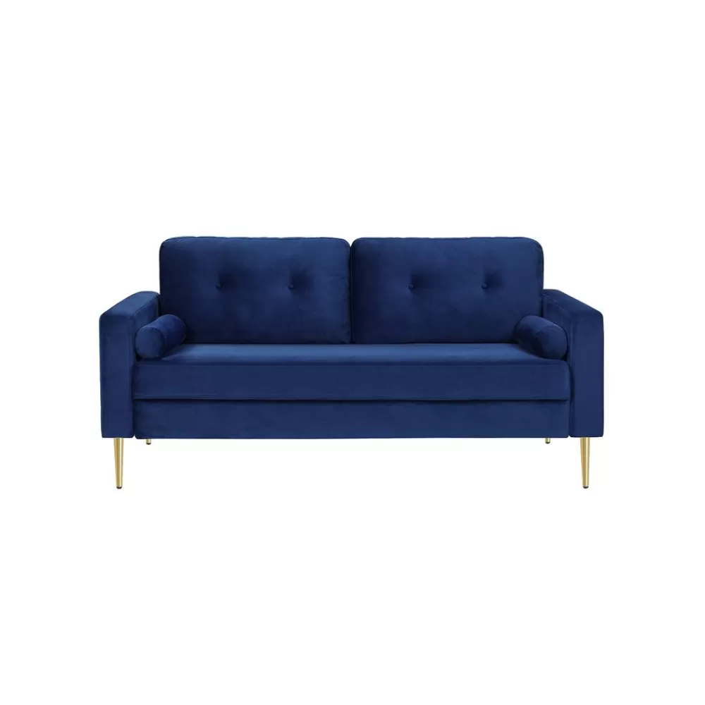 Sale SONGMICS 3-Sitzer Sofa Blau 181 x 82 x 86 cm