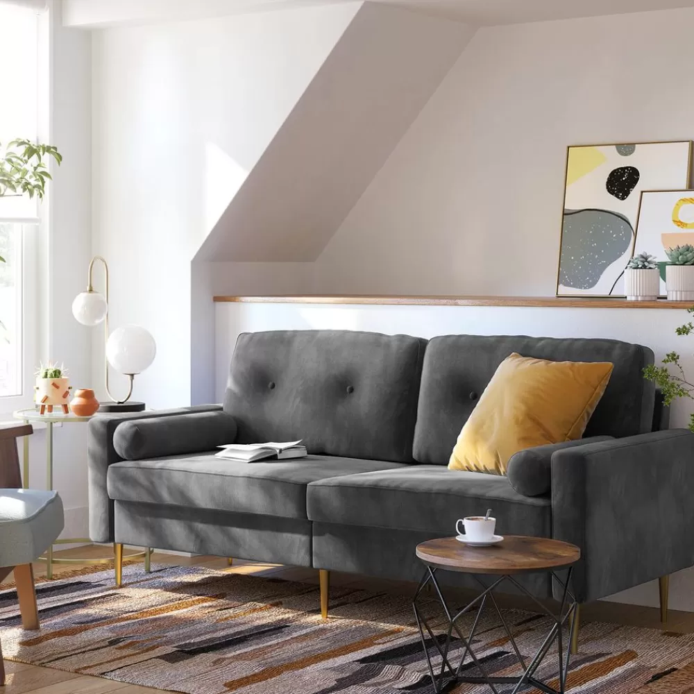 Best SONGMICS 3-Sitzer Sofa grau