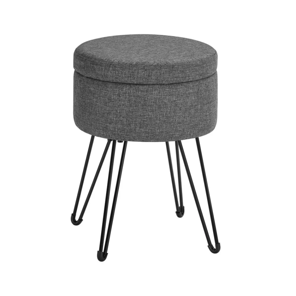 Cheap SONGMICS Sitzhocker mit Stauraum Dunkelgrau