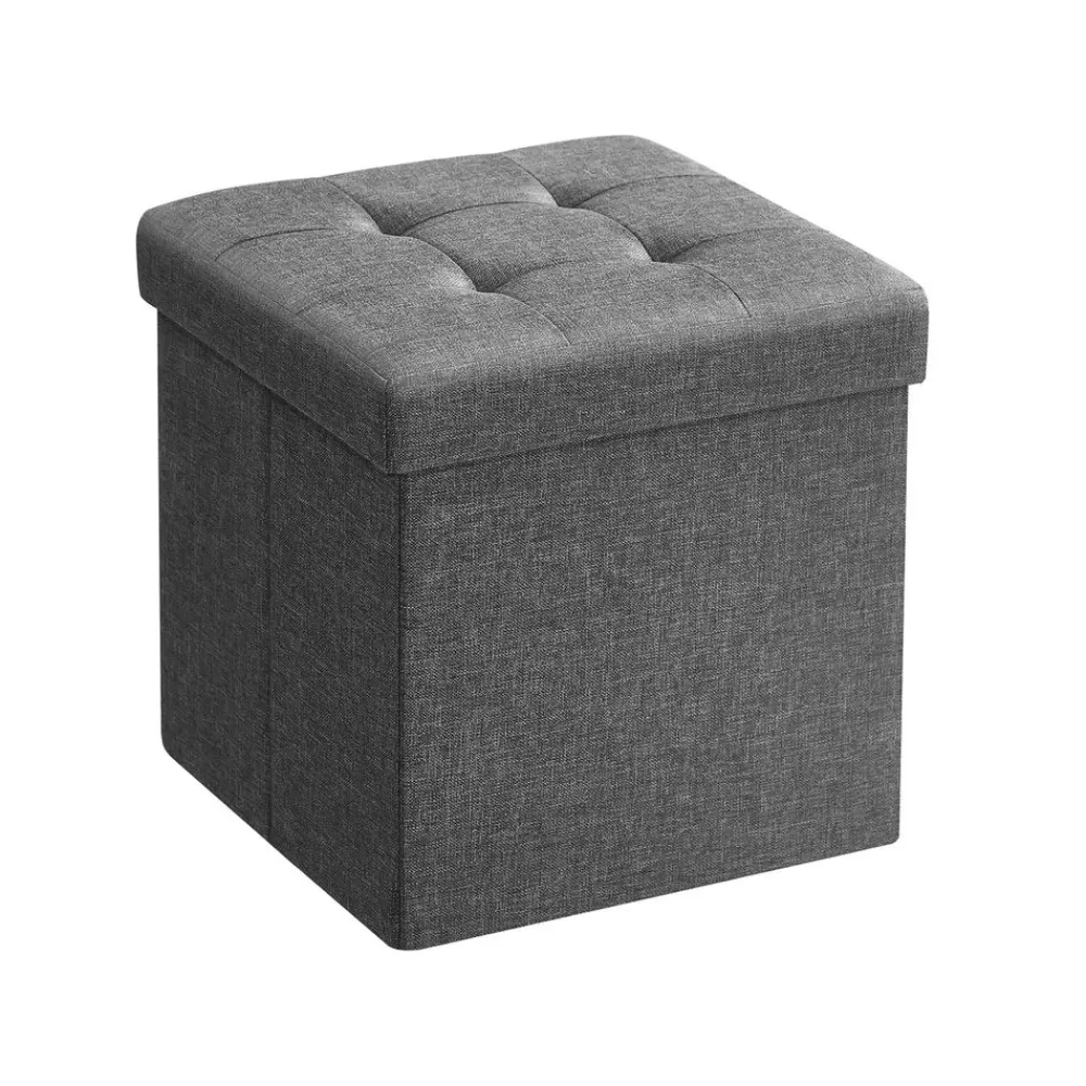 Flash Sale SONGMICS Sitzhocker mit Stauraum 30 x 30 x 30 cm