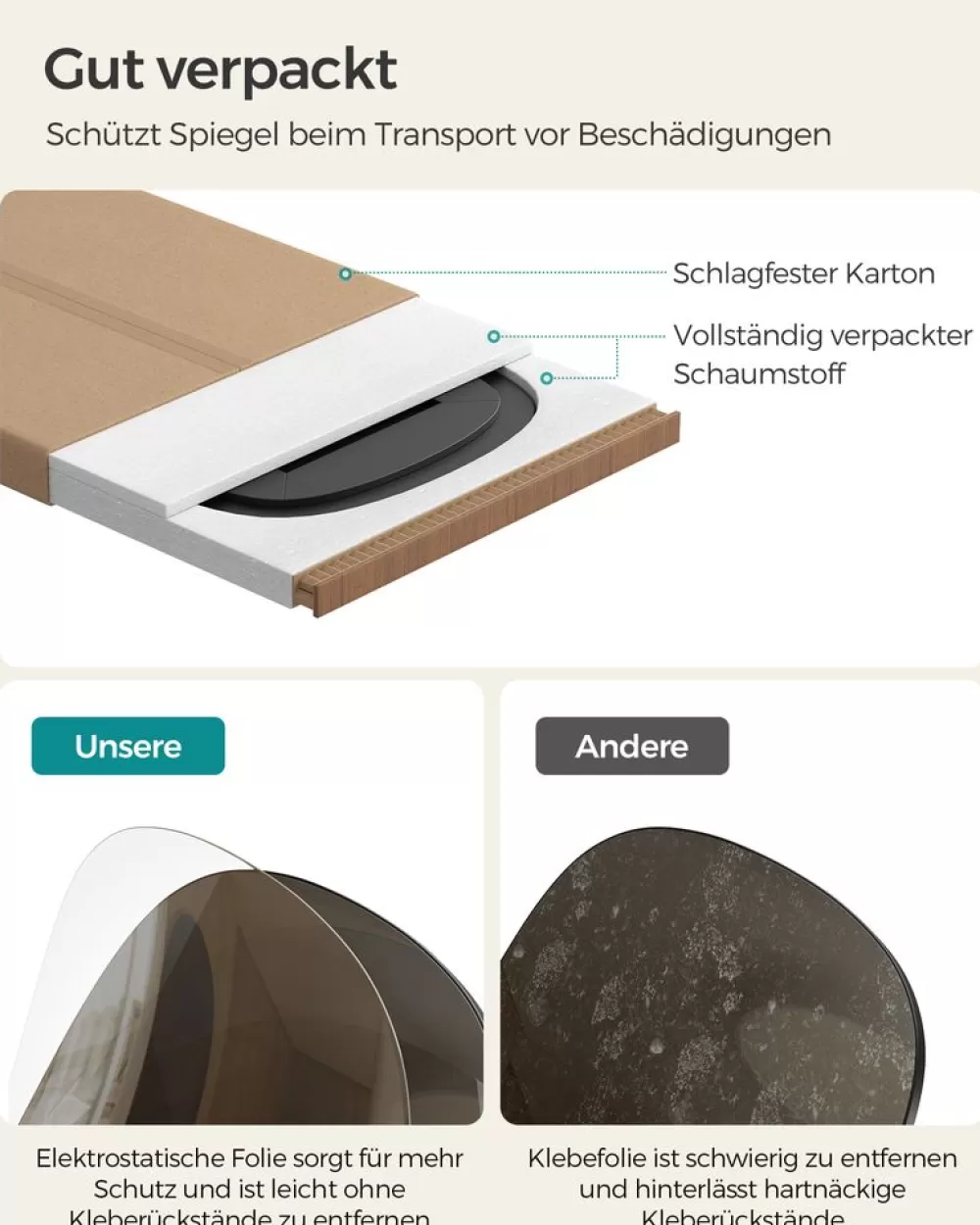 spiegel_wand__x__cm_mit_gebogener_ecke_und_rahmenlos_6.webp Flash Sale SONGMICS Spiegel Wand 120 x 47 cm mit gebogener Ecke und Rahmenlos