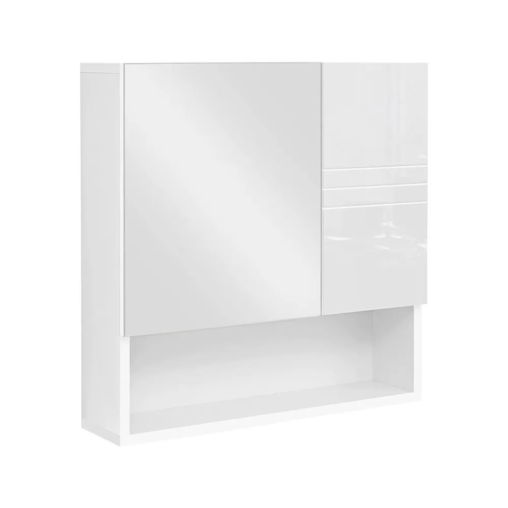 Best Sale SONGMICS Spiegelschrank 54 x 15 x 55 cm weiß