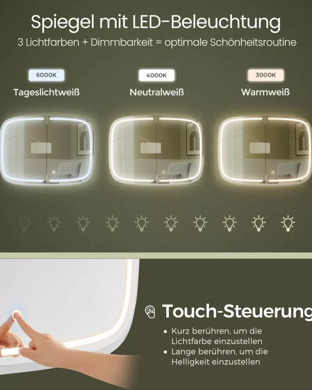 spiegelschrank_mit_beleuchtung_tintenschwarz_2.webp Cheap SONGMICS Spiegelschrank mit Beleuchtung tintenschwarz