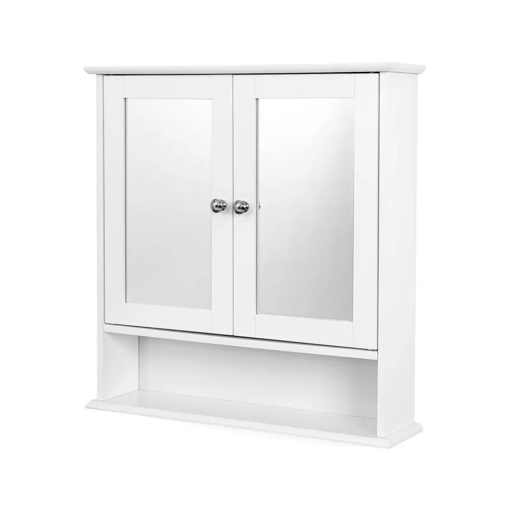 Cheap SONGMICS Spiegelschrank mit Doppeltür
