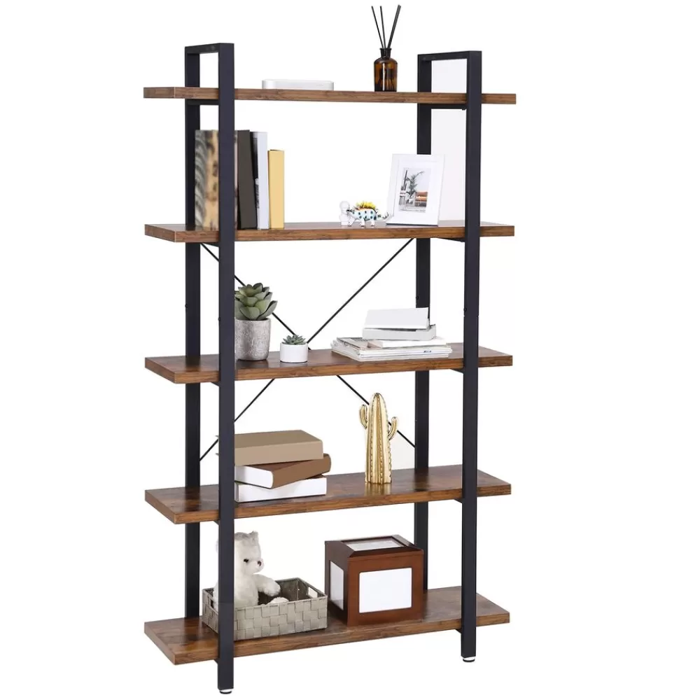 stabiles_standregal_mit__regalebenen_7.webp Outlet SONGMICS Stabiles Standregal mit 5 Regalebenen