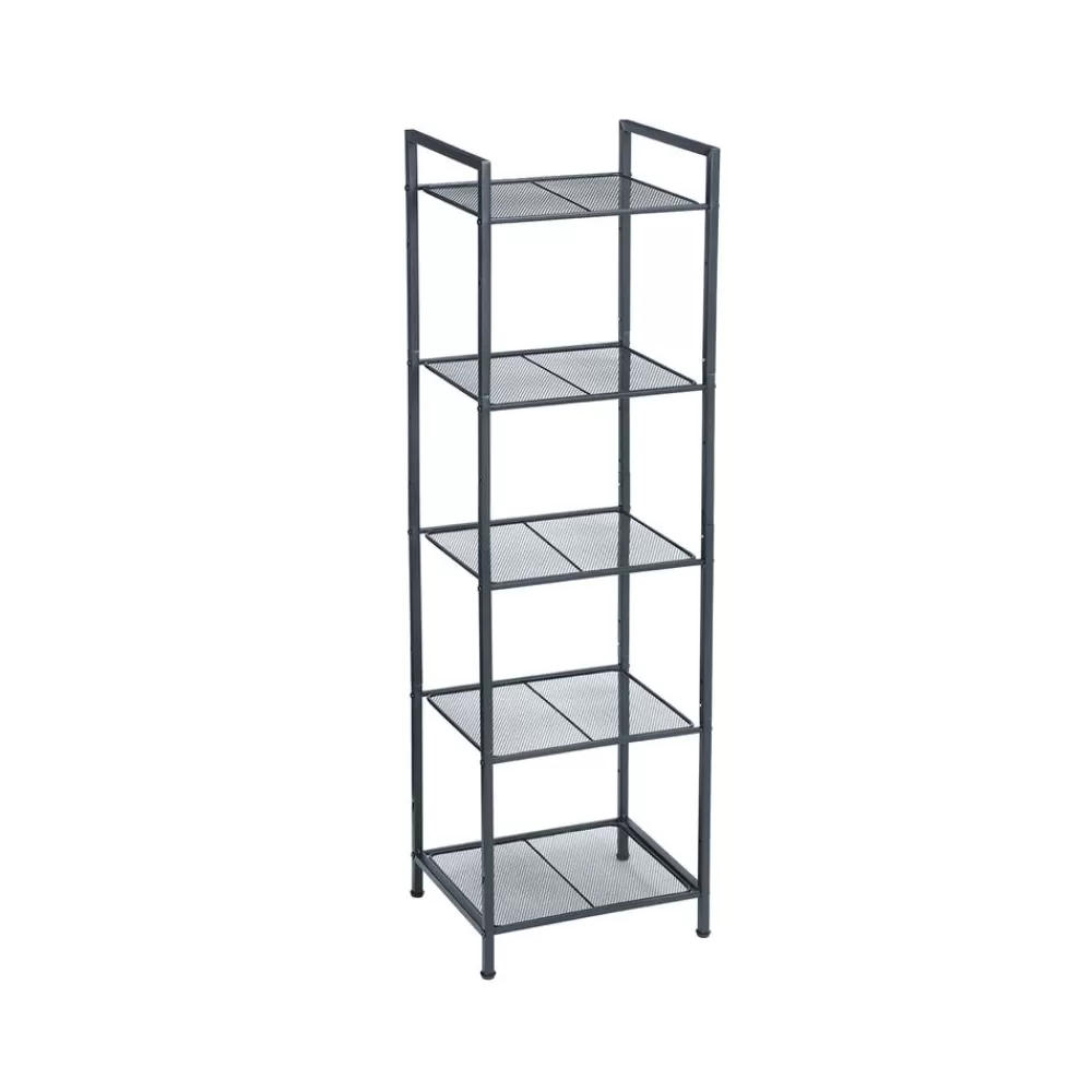 Outlet SONGMICS Standregal aus Metall mit 5 Ebenen