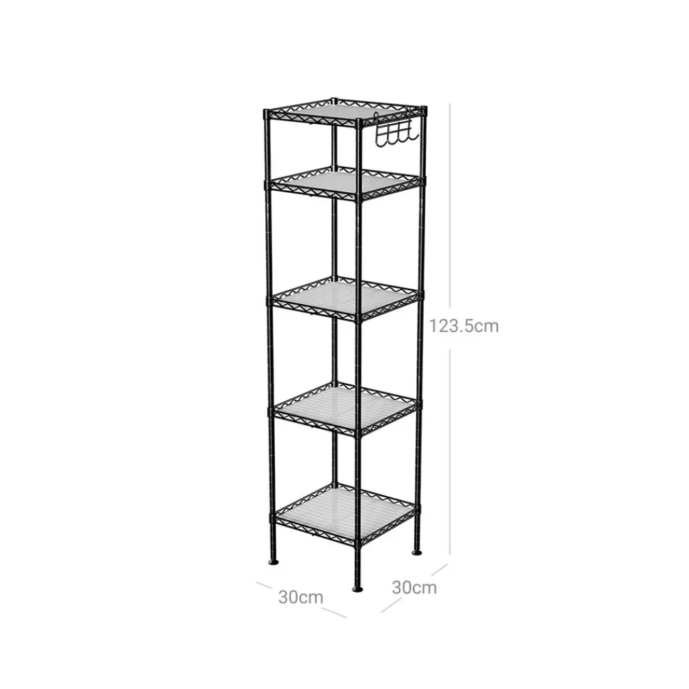 standregal_aus_metall_schwarz_6.webp Best SONGMICS Standregal aus Metall Schwarz