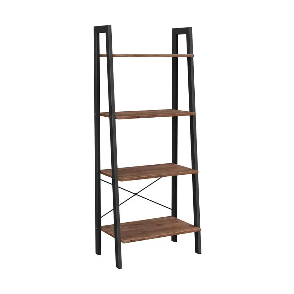 Cheap SONGMICS Standregal Haselnussbraun-Schwarz
