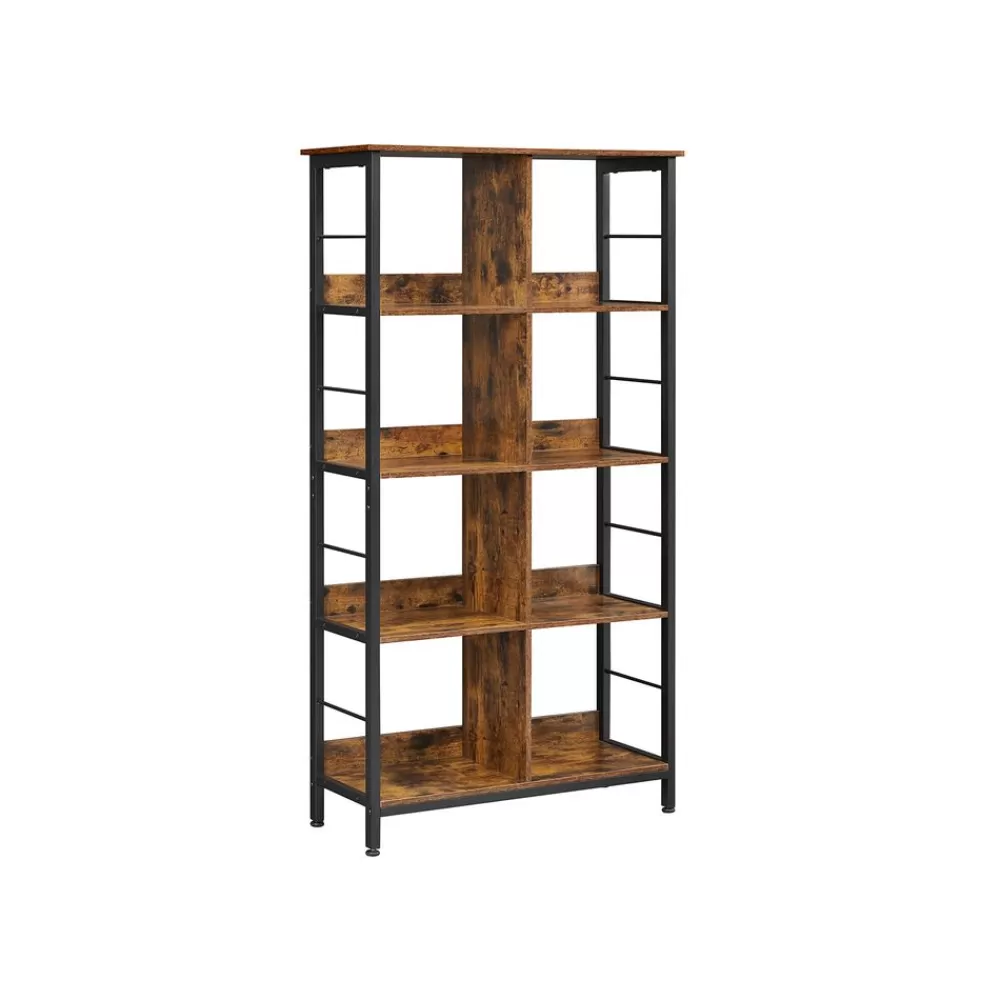 Hot SONGMICS Standregal Vintagebraun-Schwarz