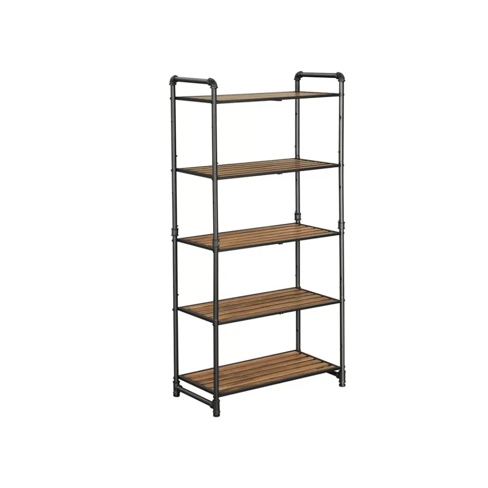 Discount SONGMICS Standregal Wasserrohroptik 5 Ablagen