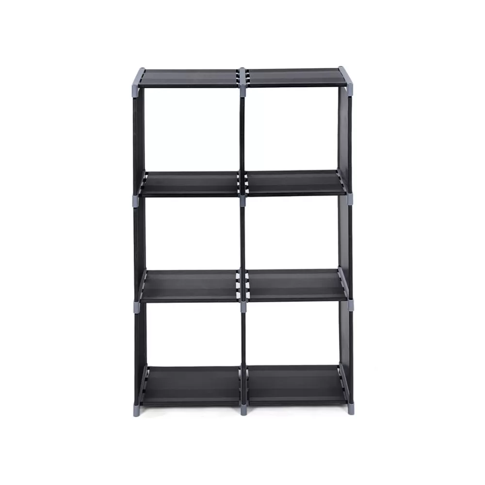 Cheap SONGMICS Steckregal mit 6 Würfeln Schwarz