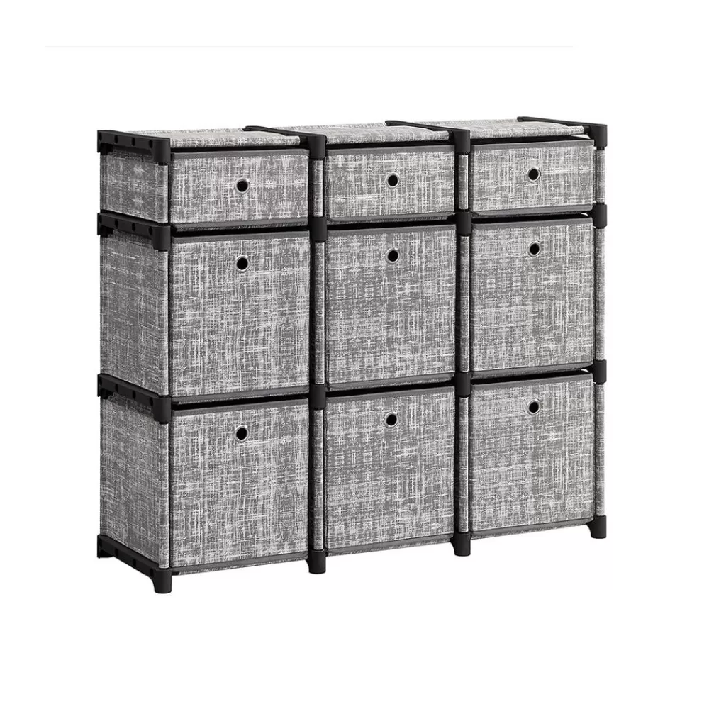 Fashion SONGMICS Steckregal mit Stoffboxen