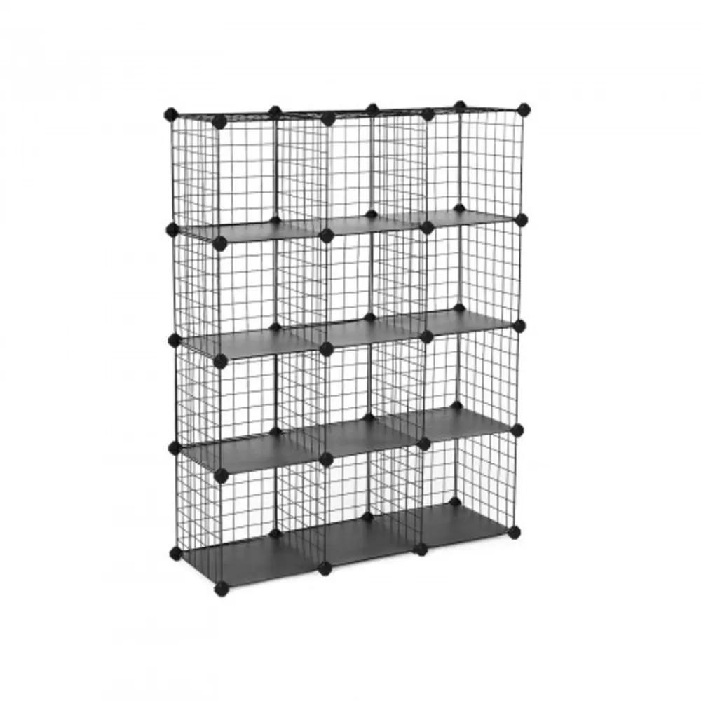 Store SONGMICS Steckregalsystem mit 12 Gitterwürfeln