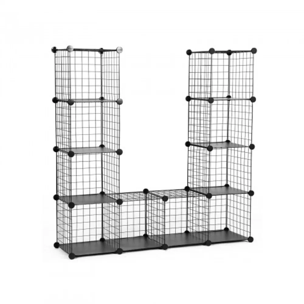 Store SONGMICS Steckregalsystem mit 12 Gitterwürfeln